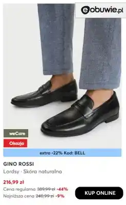 eobuwie Lordsy skóra naturalna Gino Rossi oferta