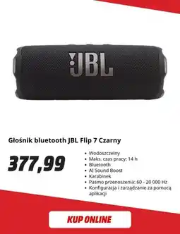 Media Markt Głośnik bluetooth Jbl Flip 7 czarny oferta