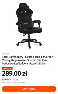 Empik Fotel gamingowy Huzaro Force 4,4 Carbon oferta
