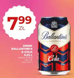 Duży Ben Drink Ballantine's & Cola oferta