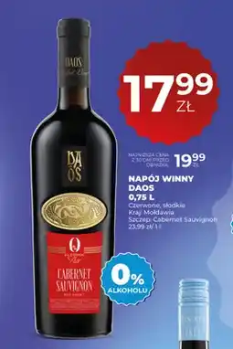 Duży Ben Wino bezalkoholowe Napój winny bezalkoholowy Daos Cabernet Sauvignon czerwone słodkie oferta