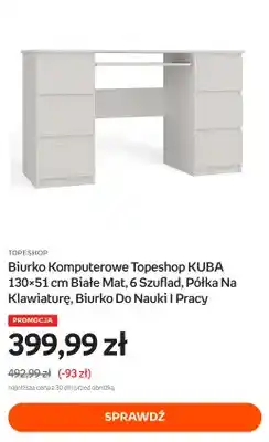 Biurko komputerowe Topeshop Kuba
