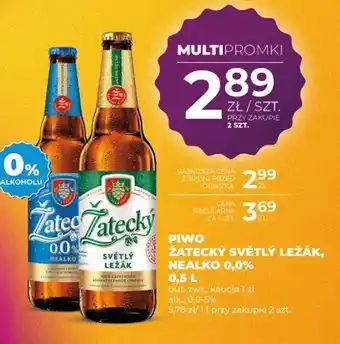 Piwo Žatecký Světlý Ležák