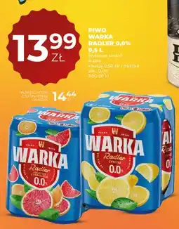 Duży Ben Piwo bezalkoholowe Warka Radler grejpfrut z pomarańczą 4-pak oferta
