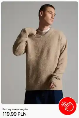 Beżowy sweter regular Cropp