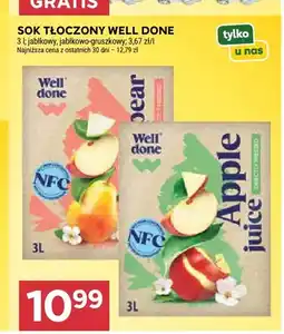 Stokrotka Sok tłoczony jabłkowy Well Done oferta