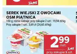Stokrotka Serek wiejski z owocami OSM Piątnica oferta