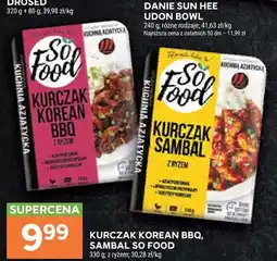 Stokrotka Kurczak Korean BBQ z ryżem So Food oferta