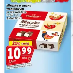 Prim Market Mleczko o smaku waniliowym w czekoladzie Amartone oferta