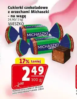 Prim Market Cukierki czekoladowe z orzechami Michaszki na wagę Mieszko oferta