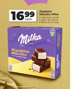 Odido Alpejskie Mleczko Milka oferta