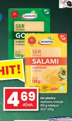 Ser salami w plastrach Mlekpol