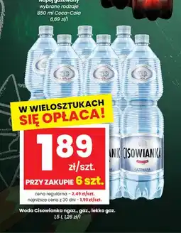 EMMA market Woda niegazowana Cisowianka oferta