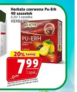 Prim Market Herbata czerwona Pu-Erh Big Active oferta