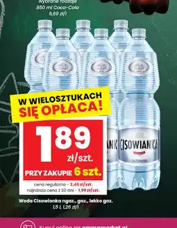 EMMA market Woda gazowana Cisowianka oferta