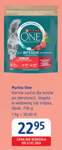 dm drogerie markt Purina One Karma sucha dla kotów po sterylizacji, bogata w wołowinę lub indyka oferta