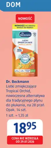 dm drogerie markt Dr. Beckmann Listki zmiękczające Tropical Orchid oferta