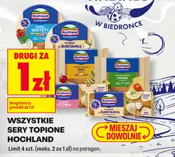Biedronka Sery topione Hochland oferta