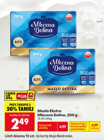 Masło Ekstra Mleczna Dolina