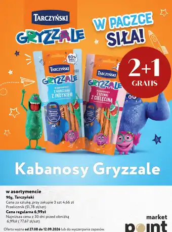 Kabanosy Gryzzale
