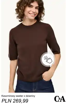 C&A Kaszmierowy sweter z dzianiny C&A oferta