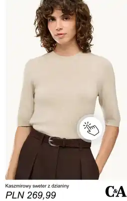 C&A Kaszmierowy sweter z dzianiny C&A oferta