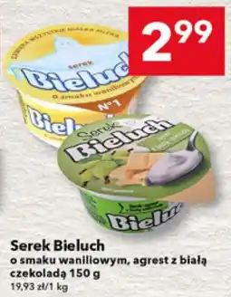 Lewiatan Serek Bieluch o smaku waniliowym, agrest z białą czekoladą oferta