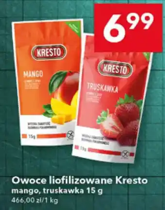 Owoce liofilizowane Kresto mango, truskawka