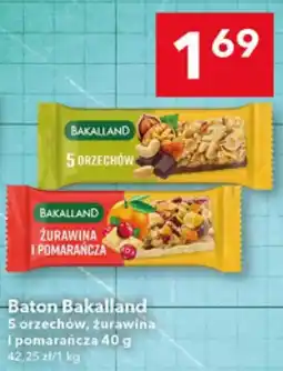 Lewiatan Baton Bakalland 5 orzechów, żurawina i pomarańcza oferta