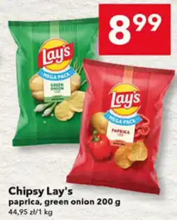 Lewiatan Chipsy Lay's papryka, zielona cebula oferta