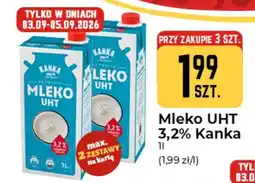 Społem Częstochowa Mleko UHT 3,2% Kanka oferta