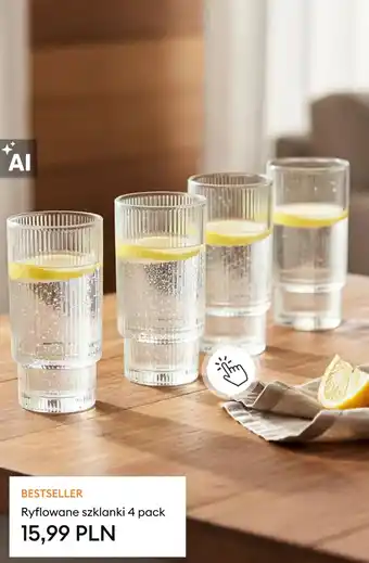 Ryflowane szklanki