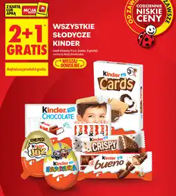 Biedronka Wszystkie słodycze Kinder oferta