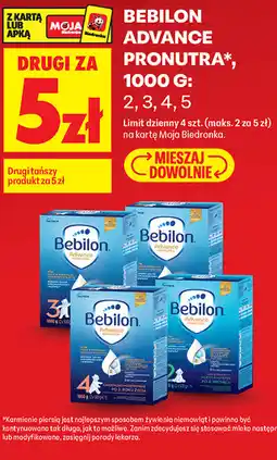 Biedronka BEBILON ADVANCE PRONUTRA*, 1000 G: 2, 3, 4, 5 oferta
