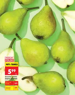 Biedronka Gruszka polska klapsa na wagę oferta