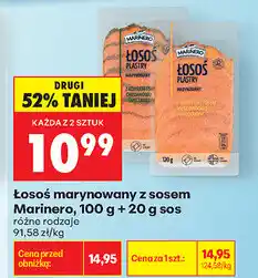 Biedronka Łosoś marynowany z sosem Marinero oferta