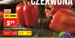Biedronka Papryka czerwona na wagę oferta