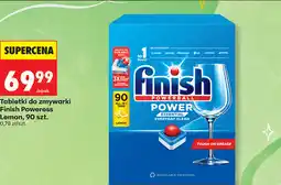 Biedronka Tabletki do zmywarki Finish Poweress Lemon oferta