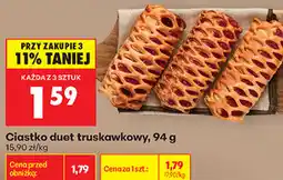 Biedronka Ciastko duet truskawkowy oferta