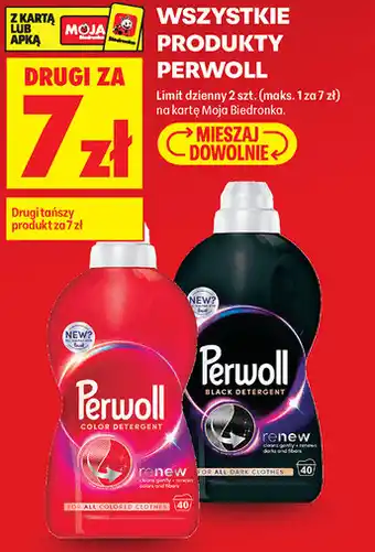 Biedronka Wszystkie produkty Perwoll oferta