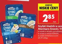 Biedronka Szybki śledzik w sosie Marinero Snack! oferta