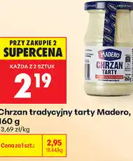Biedronka Chrzan tradycyjny tarty Madero oferta