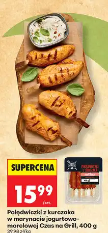 Biedronka Połędwiczki z kurczaka w marynacie jogurtowo-morelowej Czas na Grill oferta