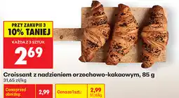 Biedronka Croissant z nadzieniem orzechowo-kakaowym oferta