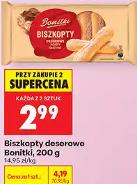 Biedronka Biszkopty deserowe Bonitki oferta