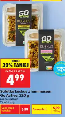 Biedronka Sałatka kuskus z hummusem Go Active oferta