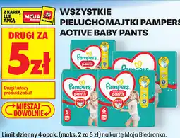 Biedronka Pieluchomajtki Pampers Active Baby Pants oferta