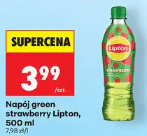 Biedronka Napój green strawberry Lipton oferta