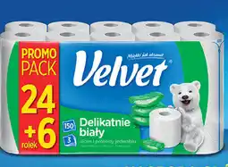Biedronka Papier toaletowy Velvet Aloes, 30 szt oferta