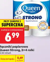 Biedronka Ręczniki papierowe Queen Strong, 2=4 rolki oferta